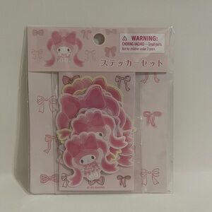 My Melody Long Ribbon Princess 50th Anniversary Stickers